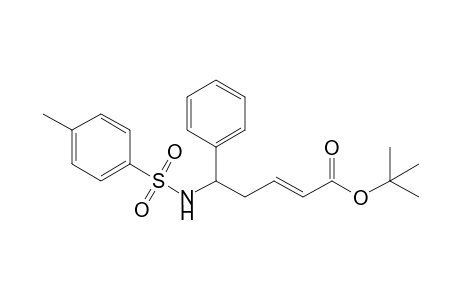 tert-Butyl (E)-5-phenyl-5-(toluene-4-sulfonylamino)-pent-2-enoate