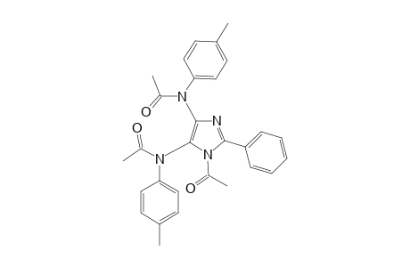 1-Acetyl-2-phenyl-4,5-bis(acetyl-4-tolylamino)-1H-imidazole