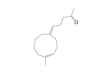 2-Pentanone, 5-(5-methyl-4-cyclononen-1-ylidene)-, (?,Z)-