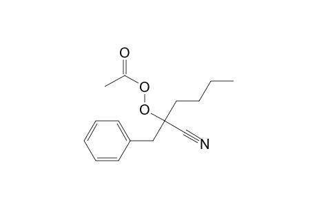 Ethaneperoxoic acid, 1-cyano-1-(phenylmethyl)pentyl ester