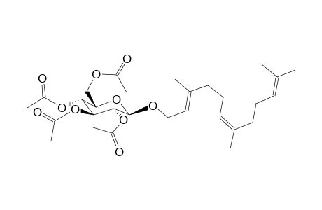 (3,7,11-Trimethyl-dodeca-2,6,10-trienyl)-2,3,4,6-tetra-O-acetyl-b-d-glucopyranoside