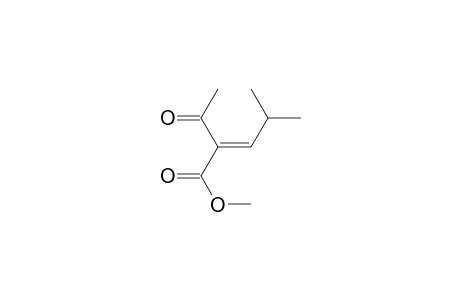2-Pentenoic acid, 2-acetyl-4-methyl-, methyl ester, (E)-