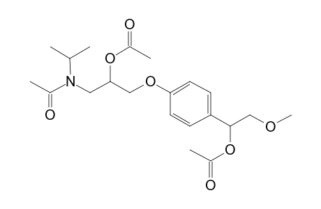 2-Acetoxy-1-(N-acetyl-N-isopropyl)amino-3-[4-(1-acetoxy-2-methoxyethyl)phenoxy]propane