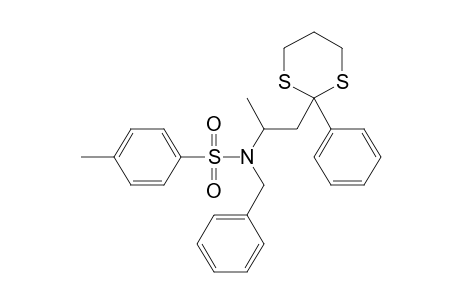 N-Benzyl-N-[1-methyl-2-(2-phenyl-[1,3]dithian-2-yl)-ethyl]-4-toluensulfonamide