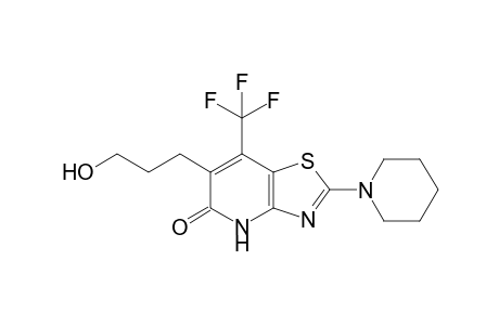 2-(Piperidino)-6-(3-hydroxypropyl)-7-(trifluoromethyl)thiazolo[4,5-b]pyridin-5(4H)-one