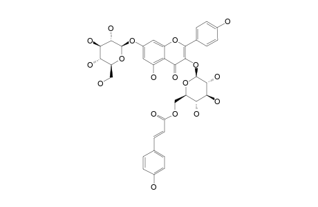 KAEMPFEROL-3-O-BETA-(6''-E-PARA-COUMAROYLGLUCOPYRANOSIDE)-7-O-BETA-GLUCOPYRANOSIDE