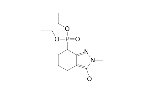 DIETHYL-(1-METHYL-3-HYDROXY-4,5,6,7-TETRAHYDROINDAZOL-7-YL)-PHOSPHONATE