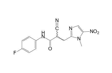 alpha-cyano-4'-fluoro-1-methyl-5-nitroimidazole-2-acrylanilide