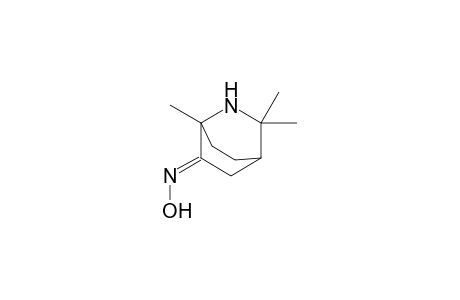 (+-)-1,3,3-Trimethyl-2-azabicyclo[2.2.2]octan-6-one E-oxime