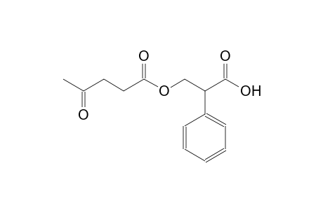 3-[(4-oxopentanoyl)oxy]-2-phenylpropanoic acid
