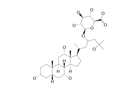 5-BETA-CHOLESTANE-3-ALPHA,7-ALPHA,12-ALPHA,23,25-PENTOL-23-GLUCURONIDE