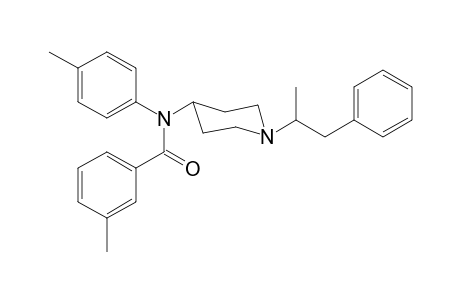 N-4-Methylphenyl-N-[1-(1-phenylpropan-2-yl)piperidin-4-yl]-3-methylbenzamide