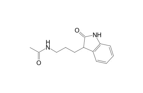 N-[3-(2-Oxoindol in-3-yl)propyl]acetamide