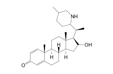 22,26-Epimino-16-hydroxy-1,4-cholestadien-3-one