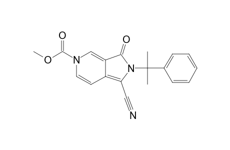 METHYL-1-CYANO-2-(1-METHYL-1-PHENYLETHYL)-2,3-DIHYDRO-3-OXO-1H-PYRROLO-[3,4-C]-PYRIDINE-CARBOXYLATE