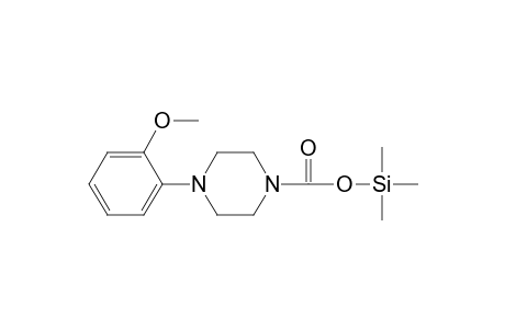 o-Methoxyphenylpiperazine-N-carboxytrimethylsilylester