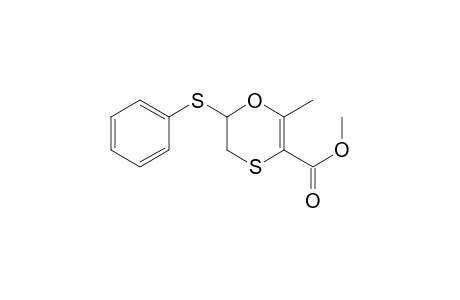 6-Methyl-2-(phenylthio)-2,3-dihydro-1,4-oxathiin-5-carboxylic acid methyl ester