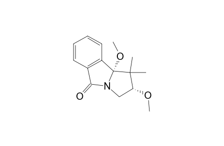 1,1-Dimethyl-9b.alpha.,2.alpha.-dimethoxy-1,2,3,9b-tetrahydro-5H-pyrrolo[2,1-a]isoindol-5-one