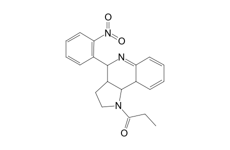 endo-1-[4-(2'-Nitrophenyl)-2,3,3a,4,5,9b-hexahydropyrrolo[3,2-c]quinolinin-1-yl]propan-1"-one