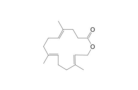 (4E,8E,12E)-4,8,12-Trimethyl-4,8,12-tetradecatrien-14-olide