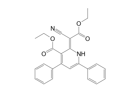 Ethyl (Z)-2-(1-cyano-2-ethoxy-2-oxoethylidene)-4,6-diphenyl-1,2- dihydropyridine-3-carboxylate