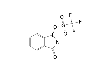 1-(TRIFLUOROMETHANESULFONYLOXY)-1,2-BENZIODAZOL-3(1H)-ONE