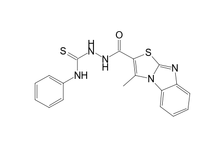 1-(3-Methylthiazolo[3,2-a]benzimidazol-2-oyl)-4-phenylthiosemicarbazide