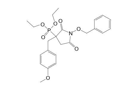 DIETHYL-[1-BENZYLOXY-3-(4-METHOXYBENZYL)-2,5-DIOXOPYRROLIDIN-3-YL]-PHOSPHONATE