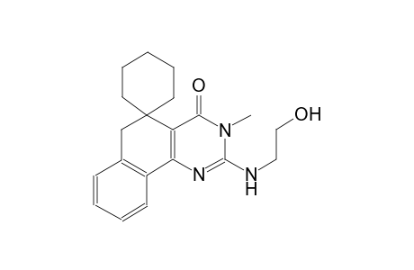 2-butyl-3-methyl-4,6-dihydro-3H-spiro[benzo[h]quinazoline-5,1'-cyclohexan]-4-one
