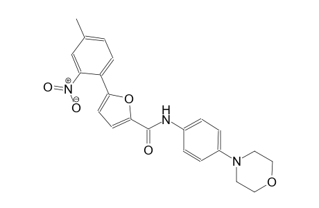 5-(4-methyl-2-nitrophenyl)-N-[4-(4-morpholinyl)phenyl]-2-furamide
