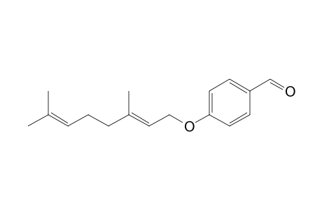 4-[(2E)-3,7-dimethylocta-2,6-dienoxy]benzaldehyde