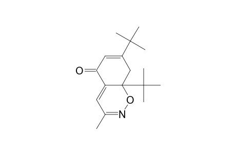 5H-1,2-Benzoxazin-5-one, 7,8a-bis(1,1-dimethylethyl)-8,8a-dihydro-3-methyl-