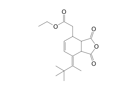 6-[(Ethoxycarbonyl)methyl]-3-(1",2",2"-trimethylpropylidene)-4-cyclohexene-1,2-dicarboxylic - anhydride
