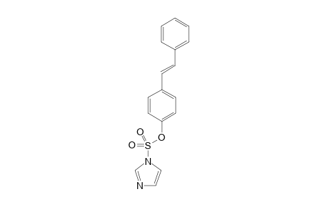 (E)-4-Styrylphenyl 1H-imidazole-1-sulfonate