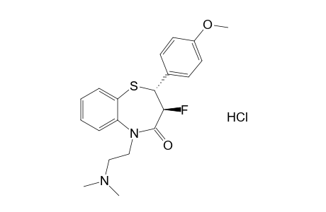 trans-3-Fluoro-2,3-dihydro-5-[2-(dimethylamino)ethyl]-2-(4-methoxyphenyl)-1,5-benzothiazepin-4(5H)-one hydrochloride