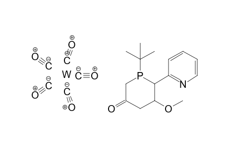Pentacarbonyl-[1-(t-butyl)-2-(2'-pyridyl)-3-methoxy-5-oxo-1-phosphacyclohexane]-tungstene