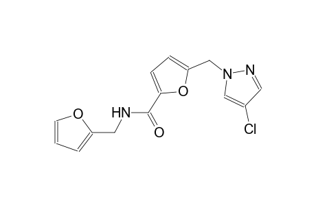 5-[(4-chloro-1H-pyrazol-1-yl)methyl]-N-(2-furylmethyl)-2-furamide