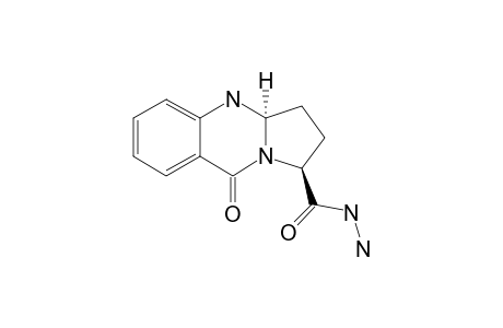9-OXO-1,2,3,3A,4,9-HEXAHYDROPYRROLO-[2,1-B]-QUINAZOLINE-1-HYDRAZINOCARBOXAMIDE