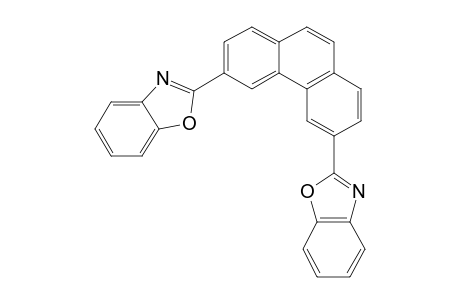 Benzoxazole, 2,2'-(3,6-phenanthrenediyl)bis-