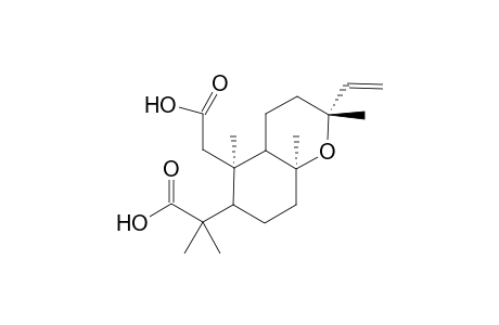 ent-2,3-seco-13-ep-manoyl oxide-2,3-dioic acid