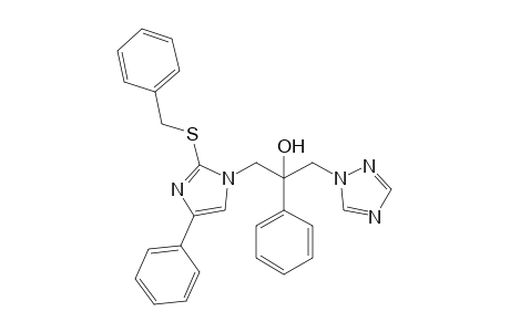 1-(2-Phenyl-2-hydroxy-3-[1,2,4]triazol-1-yl)propyl-2-benzylthio-4-phenylimidazole