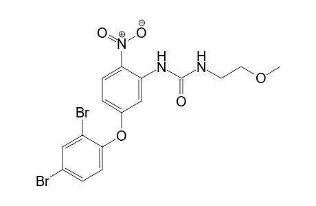 Urea, N-[5-(2,4-dibromophenoxy)-2-nitrophenyl]-N'-(2-methoxyethyl)-