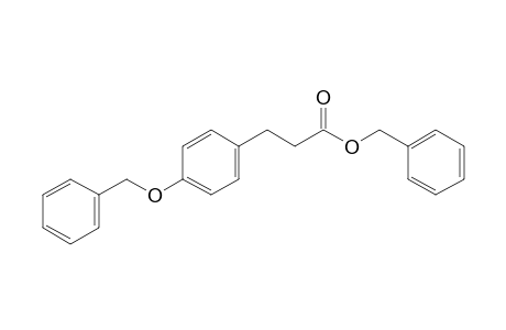 phenylmethyl 4-(phenylmethoxy)benzenepropanoate