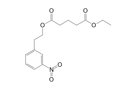 Glutaric acid, ethyl 3-nitrophenethyl ester