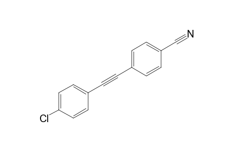 (4-cyanophenyl)(4-chlorophenyl)ethyne