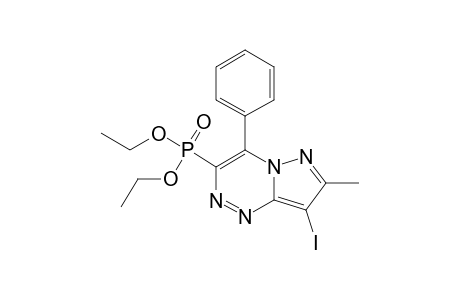 8-IODO-7-METHYL-4-PHENYLPYRAZOLO-[3,2-C]-[1,2,4]-TRIAZIN-3-YL-PHOSPHONIC-ACID-DIETHYLESTER