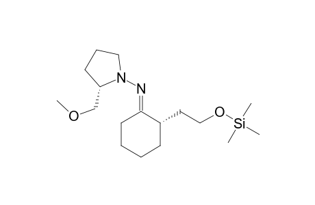 (+)-(2S,2'S)-2-Methoxymethyl-1-(2-(2-trimethylsilyloxyethyl)-cyclohexylideneamino)-pyrrolidine