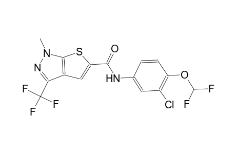 1H-thieno[2,3-c]pyrazole-5-carboxamide, N-[3-chloro-4-(difluoromethoxy)phenyl]-1-methyl-3-(trifluoromethyl)-