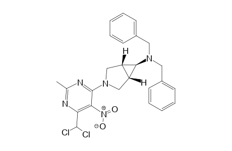 N,N-Dibenzyl-3-(6-(dichloromethyl)-2-methyl-5-nitropyrimidin-4-yl)-3-azabicyclo-[3.1.0]hexan-6-amine