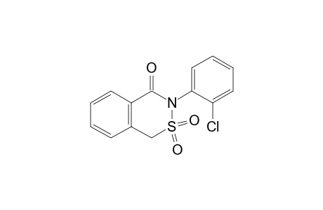 3-(o-CHLOROPHENYL)-1H-2,3-BENZOTHIAZIN-4(3H)-ONE, 2,2-DIOXIDE
